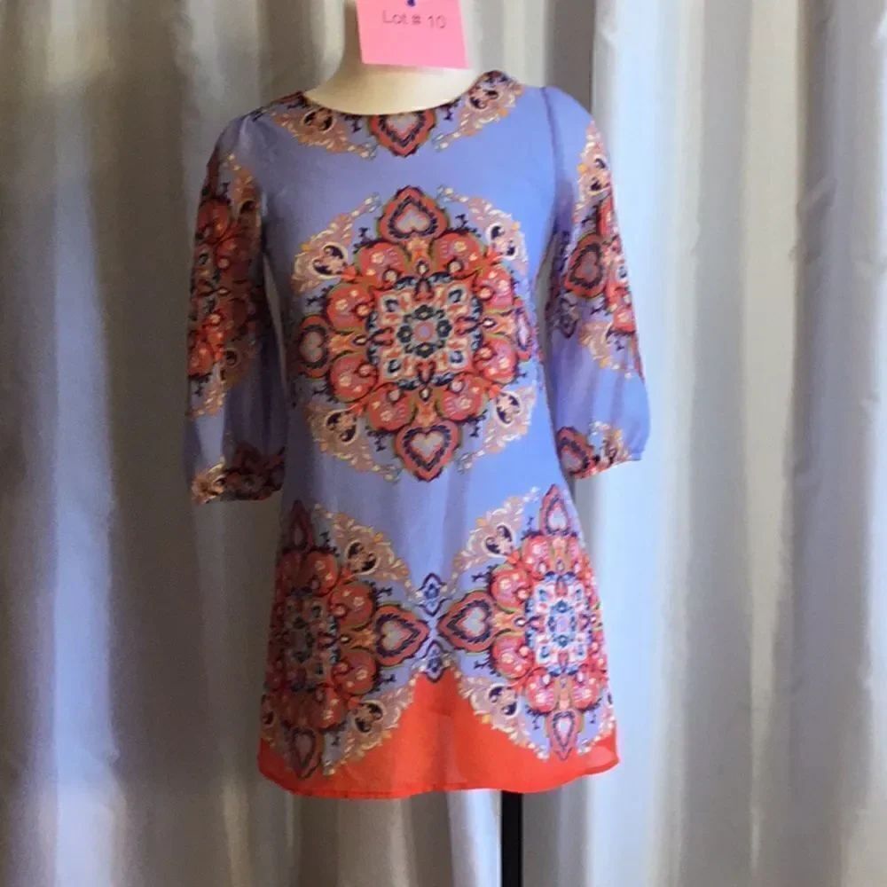 Girls dress with sheer sleeves in size 14 by IZ BYER GIRL